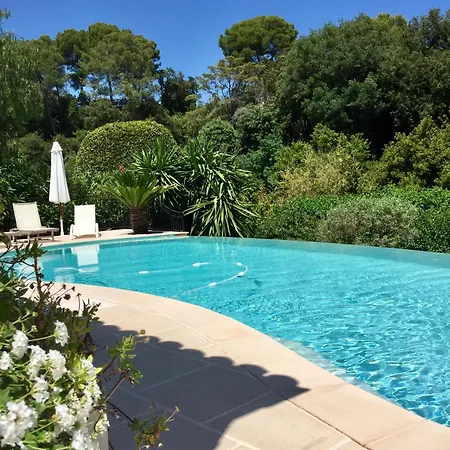 Villa Pokade Climatisée De 235 M2 Piscine Sans Vis à Vis Grand Jardin Totalement Clos Vallauris